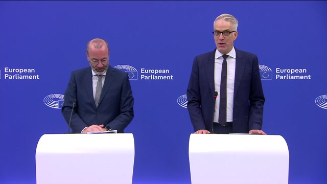 European People Party (EPP) press briefing by Manfred WEBER (EPP, DE), EPP Group President